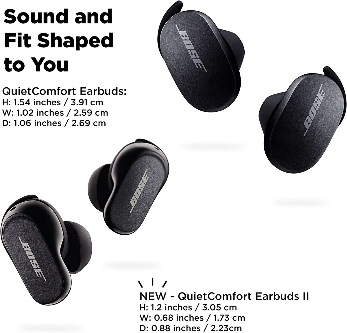 Bose Quietcomfort Earbuds II Wireless Bluetooth World's Best In