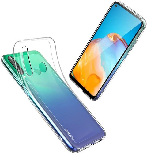 COVER CUSTODIA PER HUAWEI P40 LITE E TRASPARENTE TPU