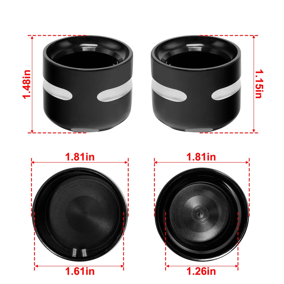 Cubierta de eje trasero de aluminio para Harley Sportster 883 1200 negro 09-2013 Foto 3 de 4