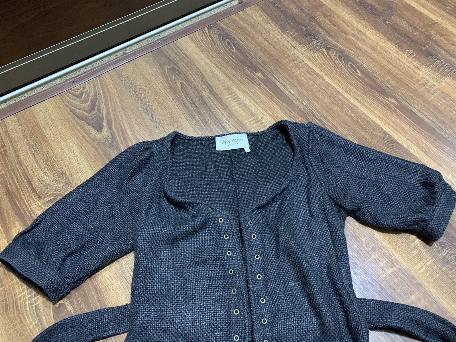 Cardigan top in seta Yves Saint Laurent Rive Gauche 2006