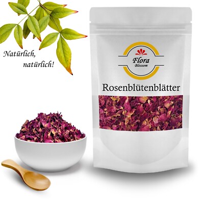 100g Rosenblüten Natürlich Rosenblütenblätter Essblüten Teeblüten Rosenblütentee