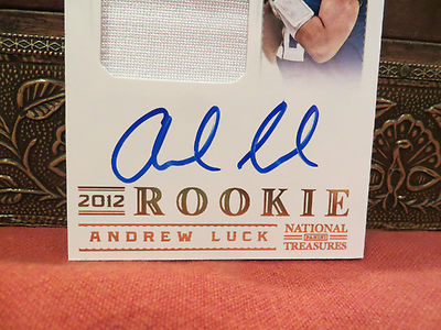 National Treasures On Card Autograph Jersey Auto Rookie Andrew