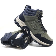 BOTAS DE SENDERISMO PARA HOMBRES CALCE ANCHO CAMINAR TOBILLO INVIERNO SENDERO TREKKING ZAPATILLAS ZAPATOS