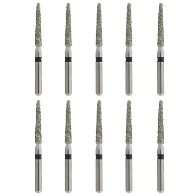 Dental Burs Diamond Round End Taper FG 850/016SC Super Coarse Black High Speed
