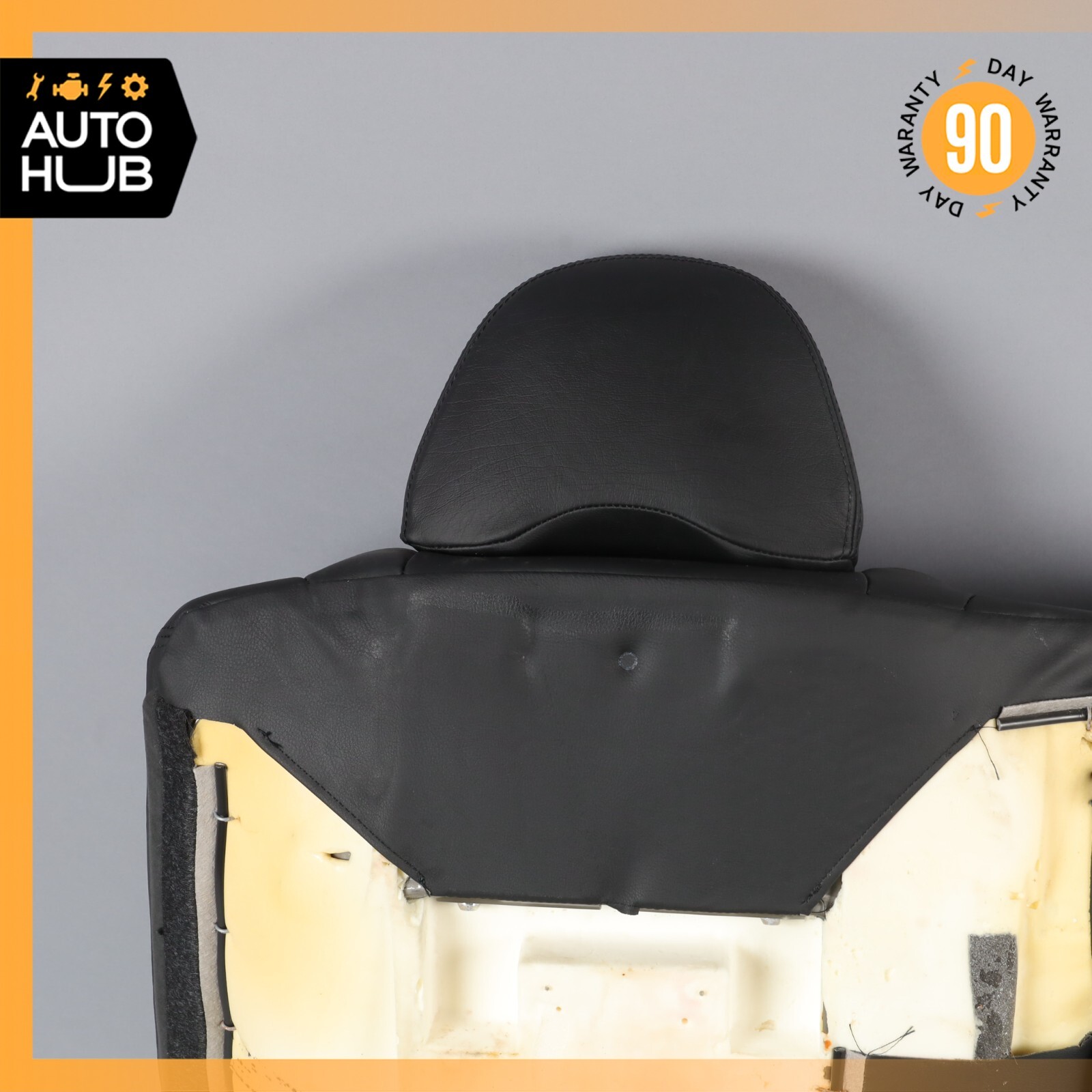 13-18 Maserati GranTurismo S M145 Rear Upper Top Seat Cushion Black OEM