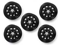 5x Land Rover Discovery 2 Modular Steel Wheel 16" Black 8" ET25 5x120