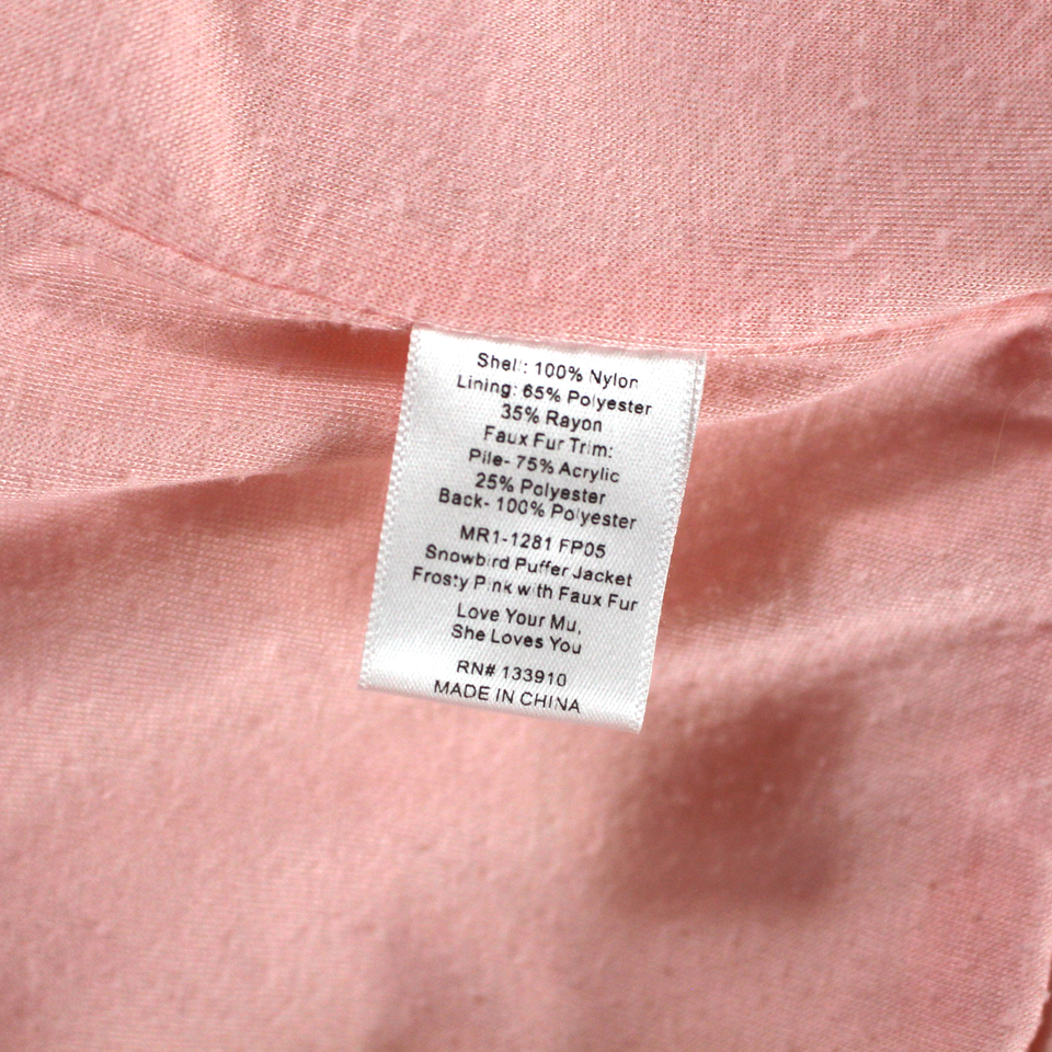 Show Me Your Mumu Snowbird Puffer Jacket Frosty Pink Faux Fur Hooded