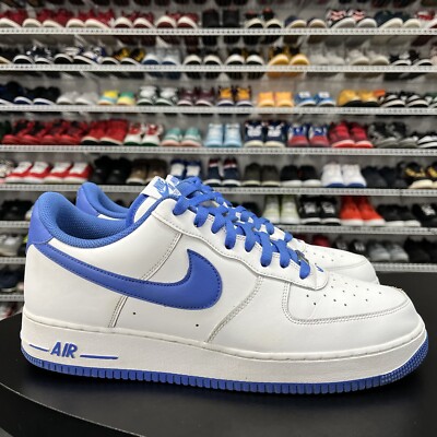 Air Force Medium Blue Af1 Colored Swoosh Nike Air Force Low 82 - Main Image