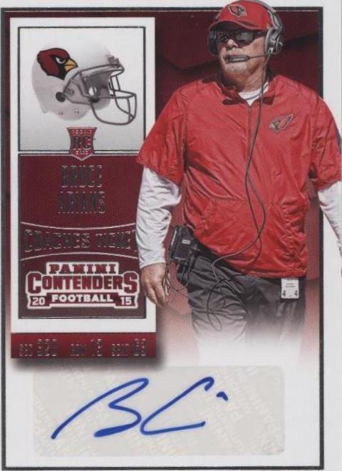 2015 Panini Contenders Bruce Arians #292 - 1 of 2