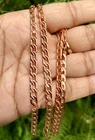 11 inch Pure Copper CURB CUBAN Chain Anklet, Healing Copper Jewelry, Spiritual