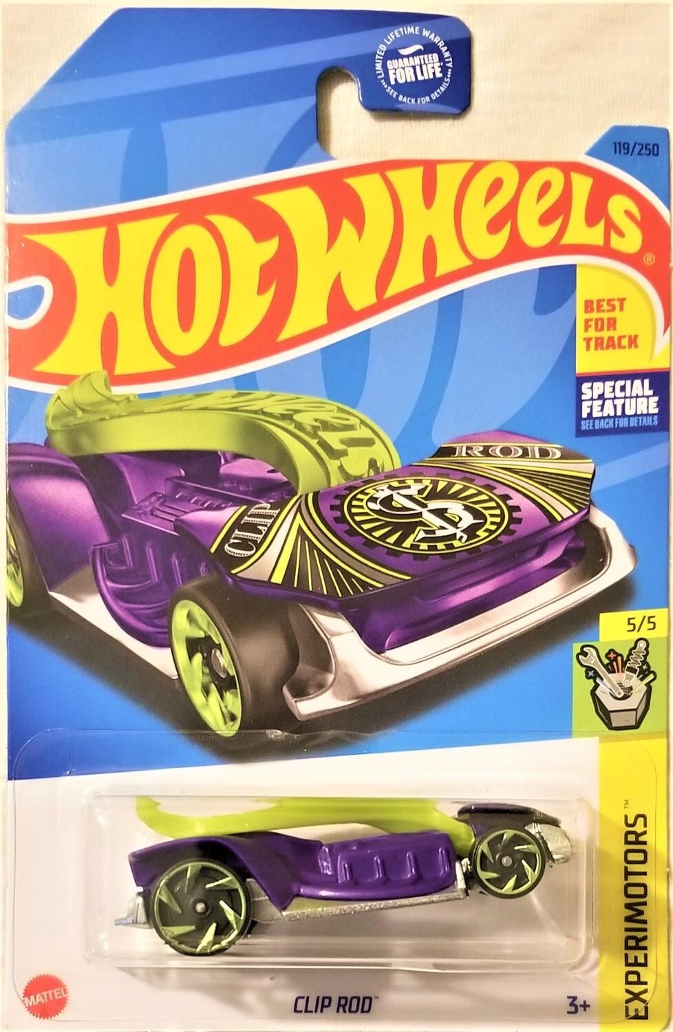 Hot Wheels - 2023 Experimotors 5/5 Clip Rod 119/250 (BBHKJ28)
