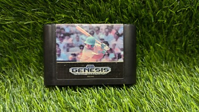 Sports Talk Baseball - Sega Genesis Authentic Cartridge Only Tested Faded Label