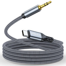 Cable est reo para coche con conector auxiliar de audio USB C a 3,5 mm