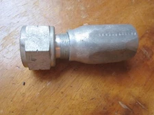 S.A.E. Swivel Hose Female Fitting, Mandrel Type Zinc Plated 12-12-12, lot of 10