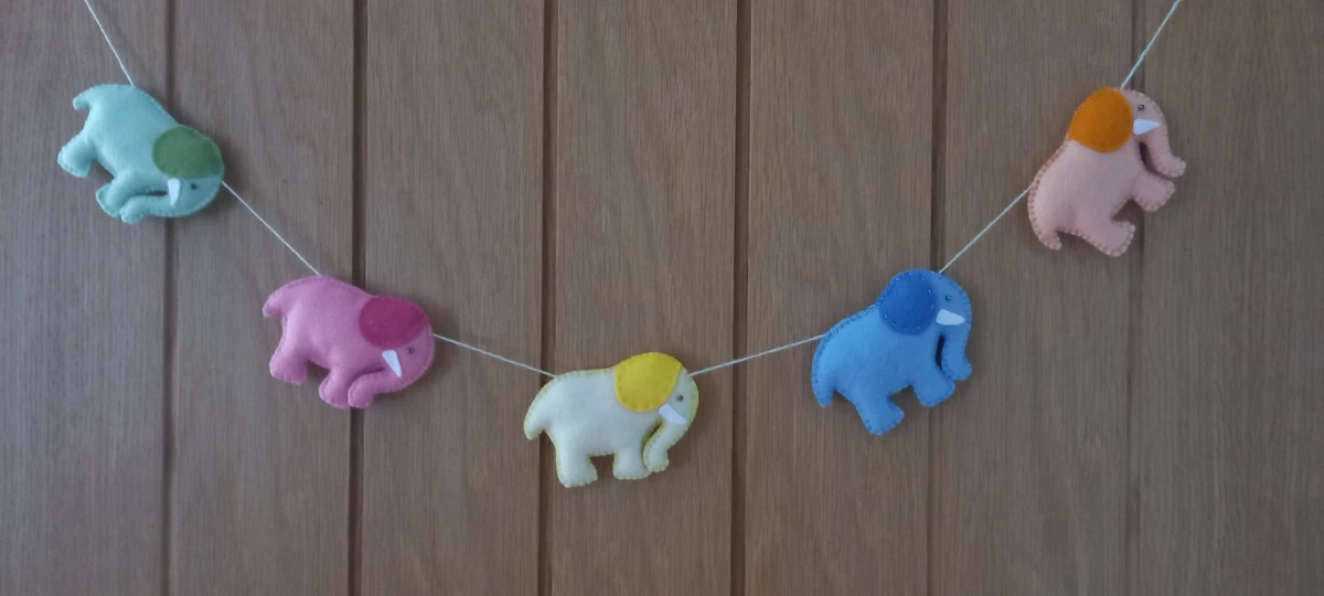 Elephant bunting for nursery 2025