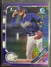 Cruz, Derian - 2019 Bowman Chrome Mega Box - Purple - 201/250