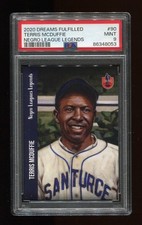 TERRIS MCDUFFIE 2020 DREAMS FULFILLED NEGRO LEAGUE LEGENDS #90 - PSA 9 MINT