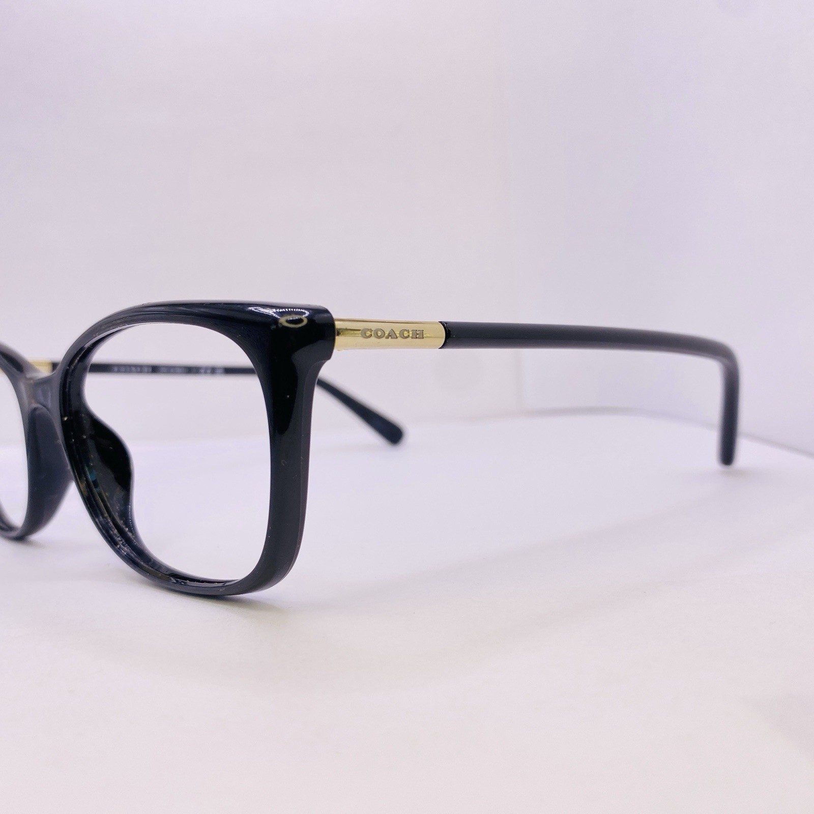 Coach Eyeglasses Sunglasses Authentic HC 6129U 5002 Black 54 [] 17 145 MM Gold thumbnail 6