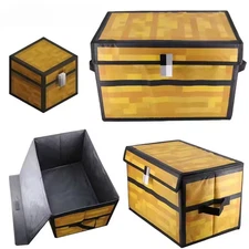 Large Pixel Game Chest Storage Box Foldable Toy Organizer Cube Home Decor