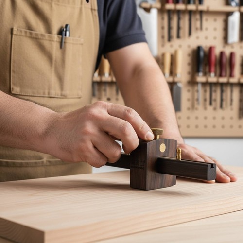 Marqueur à Vis Mesure Précise Jauge de Traçage de Menuiserie Utilisation Facile - Afbeelding 2 van 10