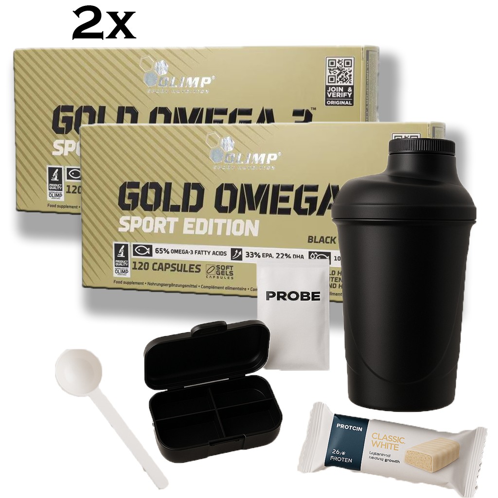 11541 EURkg Olimp Omega 3 Gold Sports Edition 2 x 120er Schachtel Bonus 7890₽