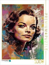 CALVENDO Puzzle Romy Schneider  1000 Teile Lege-Gr  e 64x48cm Foto-Puzzle f r g