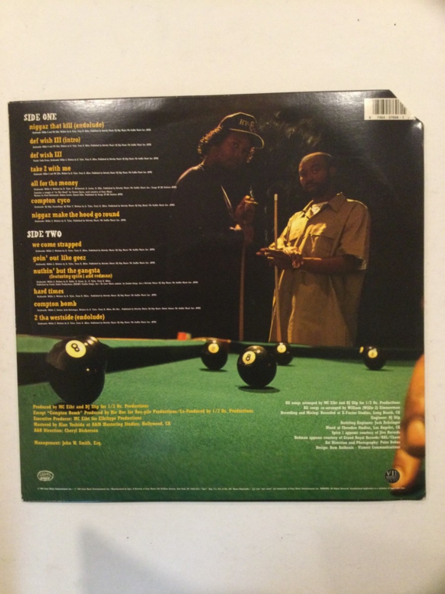 MC Eiht Featuring CMW –We Come Strapped 1994 E 57696 -Vinyl LP