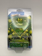 2012 Hot Wheels Superman Phastasm Chase Kryptonite Green W/Protecto Cover A1
