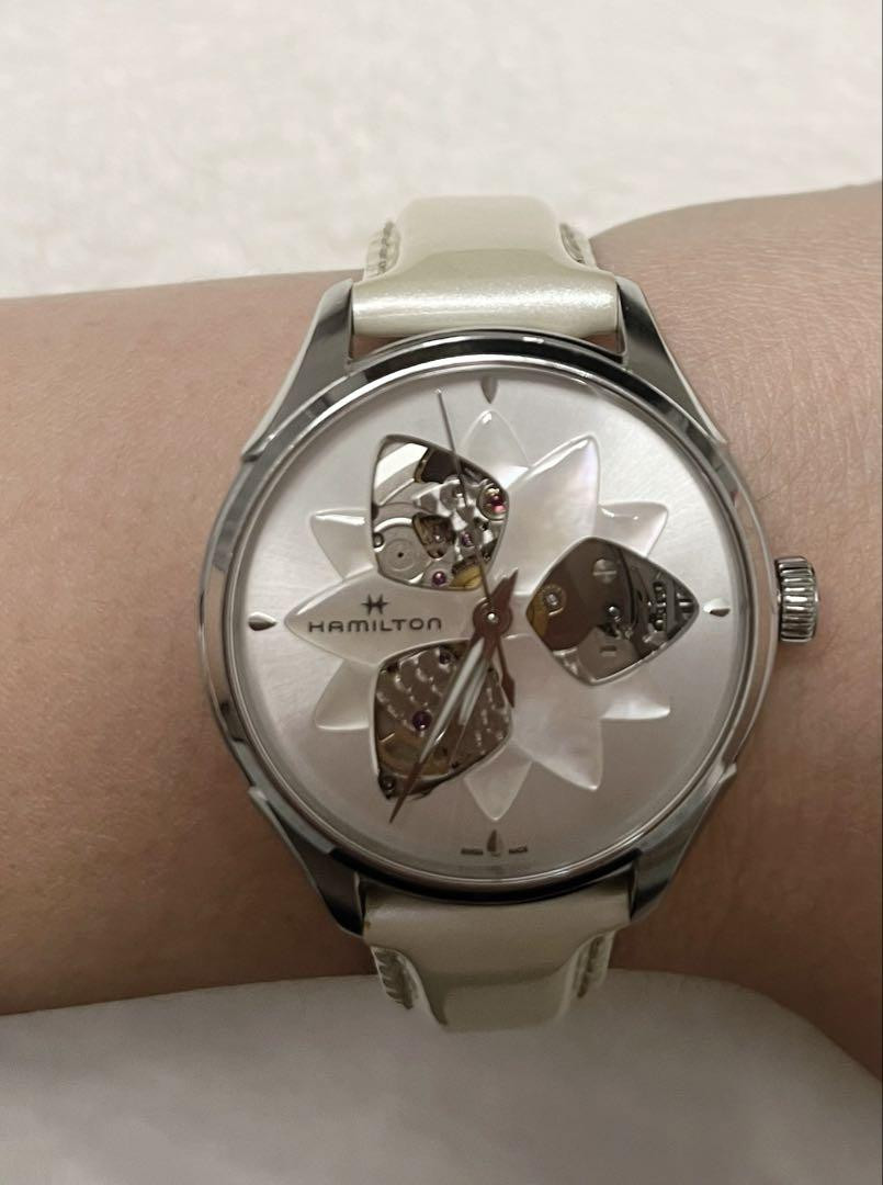 Hamilton Jazzmaster Open Heart Lady Auto 34mm Watch, Used, Light 