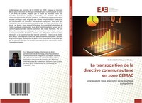 La Transposition De La Directive Communautaire En Zone Cemac Gabriel CéDric Mbog