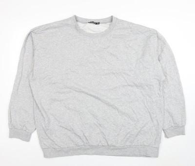 I Saw It First Pullover Sweatshirt Damen grau Größe 22 Rundhals