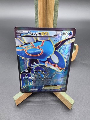 Pokémon TCG Kyogre EX 148/160 HP 180 5bon Graphico Reverse Holo Trading Card