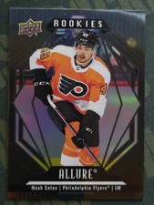Noah Cates 2022-23 Upper Deck Allure Black Rainbow Rookie #135 Flyers