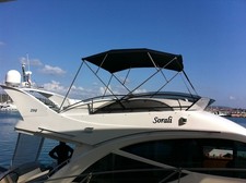 Edelstahl Bimini Top  170-182cm Breite 240cm Verdeckslänge 117cm Höhe