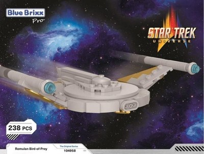 104958		Star Trek Romulan Bird-of-Prey Blue Brixx