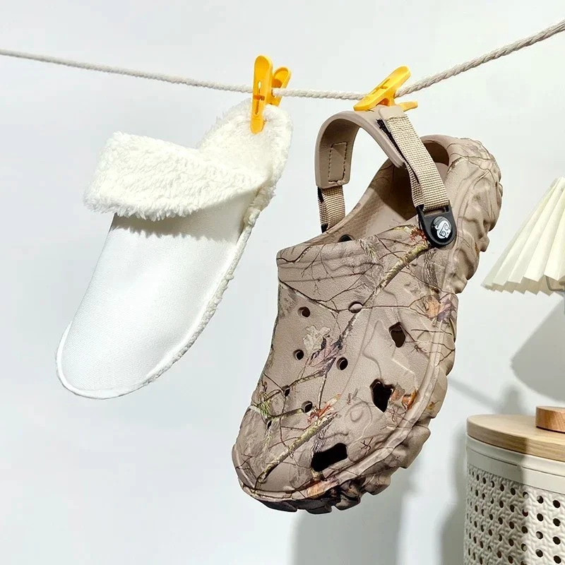 Zuecos para hombre inspirados en el estilo Crocs nuevos con etiquetas impermeables sin cordones para todo terreno zuecos al aire libre Foto 3 de 4