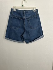 Vintage Star Cody Size S Women’s Blue Denim Shorts Made In The USA 100% Cotton