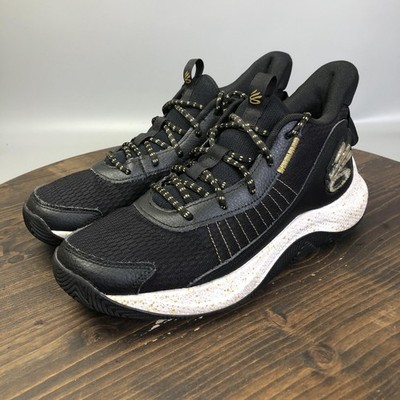Under Armour Curry 3Z7 Shoes Mens Size 10.5 Black Basketball Sneakers