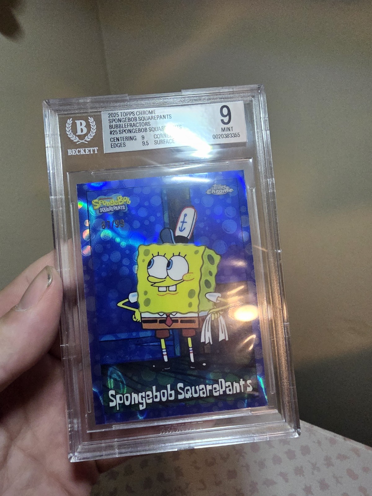 Spongebob Squarepants #25 Bubblefractor 67/99 view 4