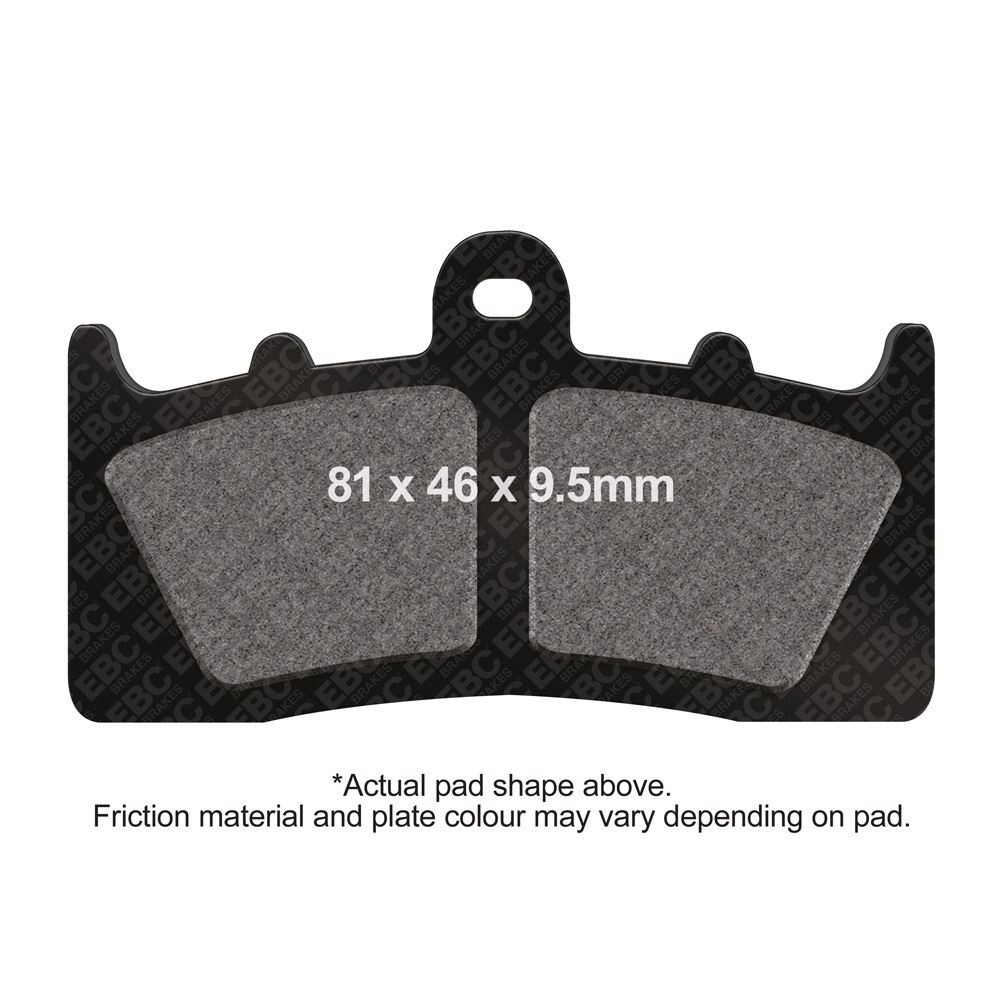 EBC HH Brake Pad Front Right for BMW K1600 B Bagger K61 OEM Fixed Bobbins 17-20