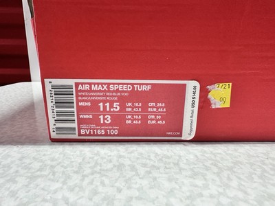 Nike Air Max Speed Turf White Blue Red New York Giants  display picture 1