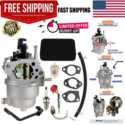 Carburetor for Generac GP5000 GP5500 GP6500 0J58620157 5KW 5.5KW 6.5KW 389cc ...