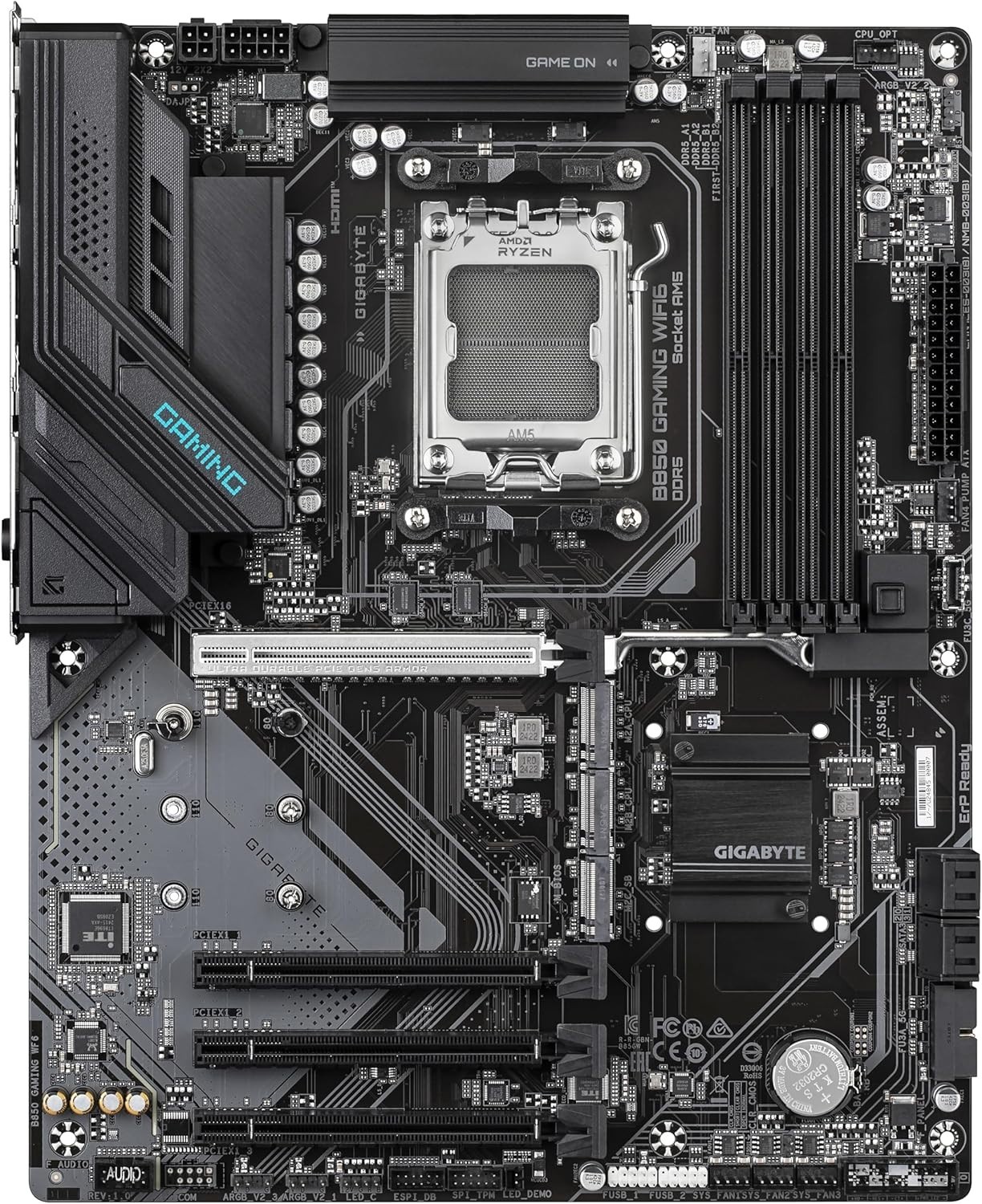 24H Versand✅ GIGABYTE B850 Gaming WIFI6 Motherboard - AMD Ryzen 9000 Serie CPUs Ansicht 2