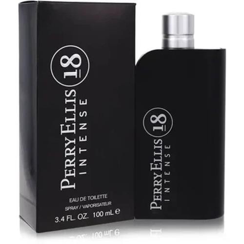 Perry Ellis 18 Intense Eau De Toilette Spray 3.4oz 100ml Men
