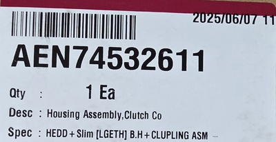 #ad 🚨New Genuine OEM LG Washer Housing Assembly Clutch Coupling AEN74532611🚨 $198.99