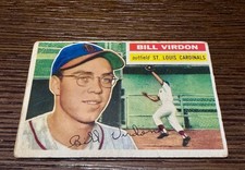 1956 Topps - Bill Virdon #170 Gray Back - Free Shipping