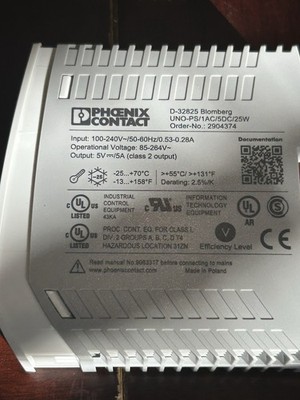Phoenix Contact UNO-PS/1AC/5DC/25W