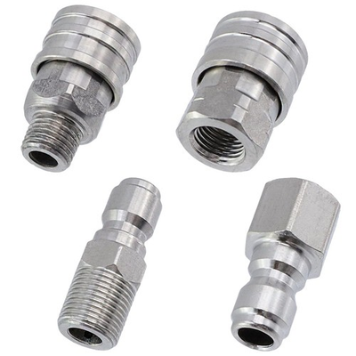 #ad Pressure Washer Swivel Adapter 1 4 NPT to 1 4quot; Quick Connect Stainless Stee... $26.39