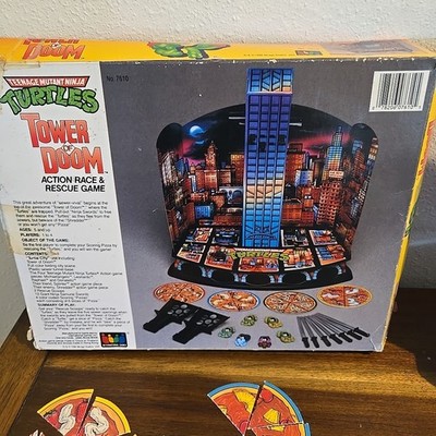 Jeu De Société TMNT Tower Of Doom 1990 – Incomplet, Pièces Détachées Collection