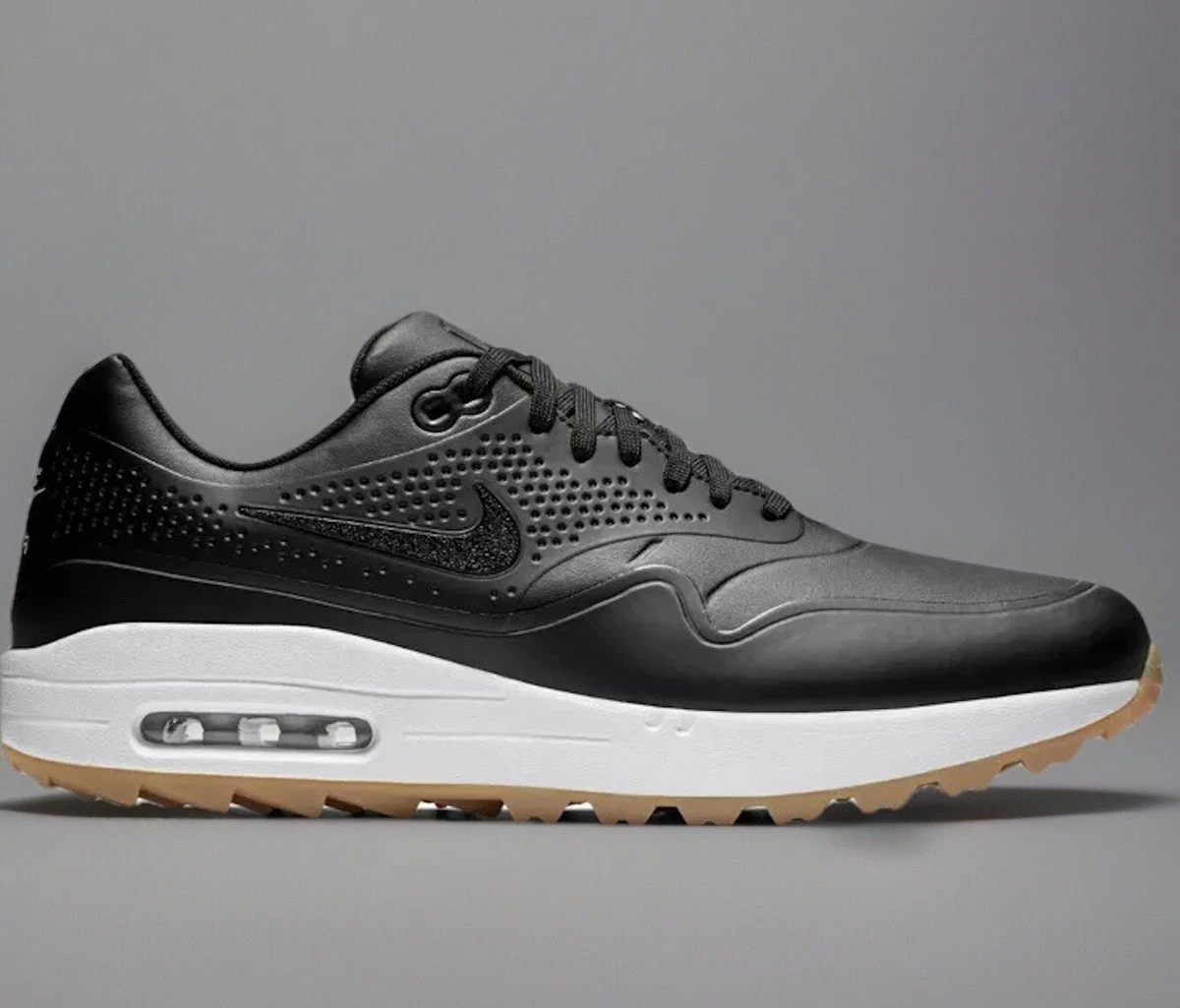 Preços baixos em Nike Air Max 1 Golf White Gum - White Swoosh | eBay